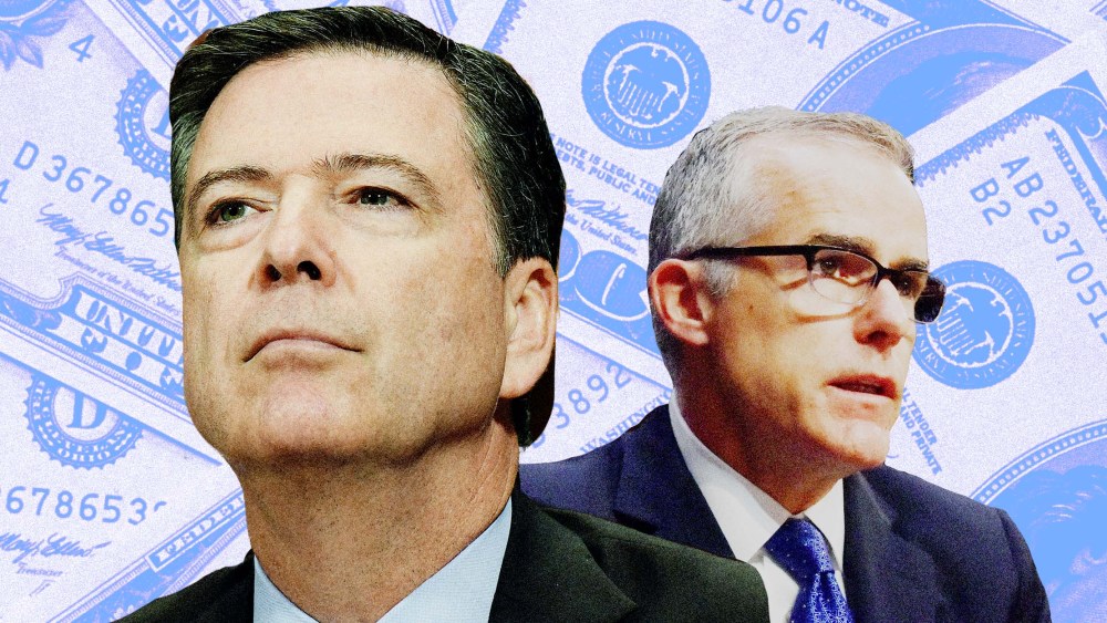 Photo Illustration: James Comey and Andrew McCabe