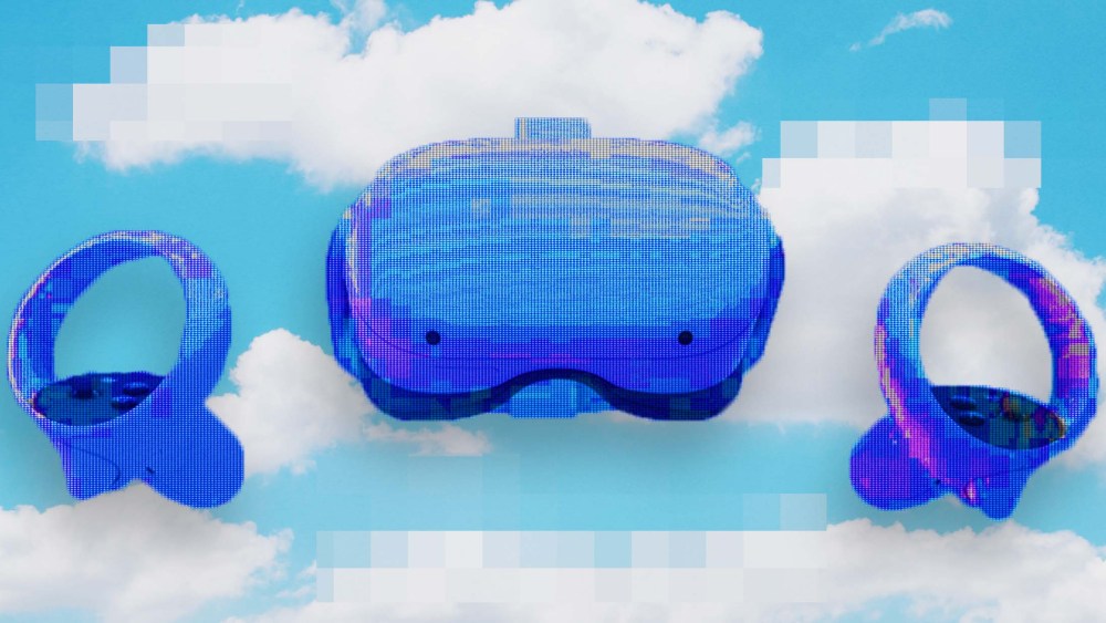 Photo Illustration: The Oculus 2 VR headset