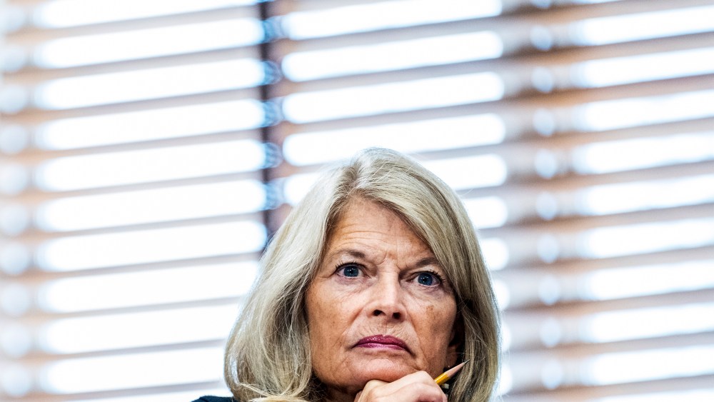 Sen. Lisa Murkowski, R-Alaska, attends a Senate Energy and Natural Resources Committee hearing on July 19, 2022, in Washington.