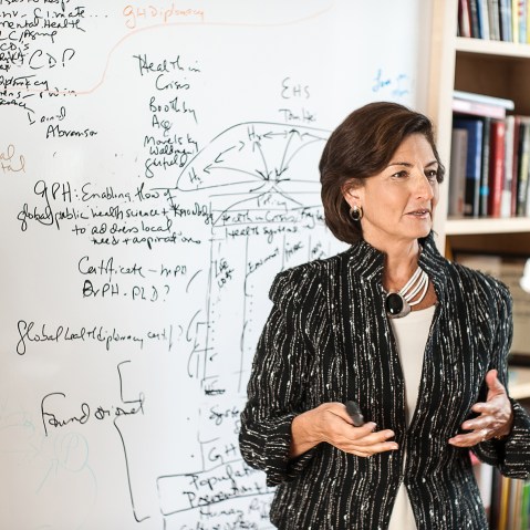 Dr. Linda P. Fried is the Dean of Columbia University's Mailman School for Public Health and a member of the U.S. National Academy of Medicine.
