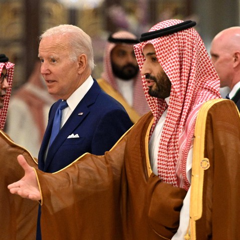 Image: Joe Biden and Mohammed bin Salman