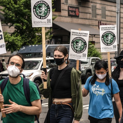 Starbucks Seattle Workers Strike Unionized Store Closures