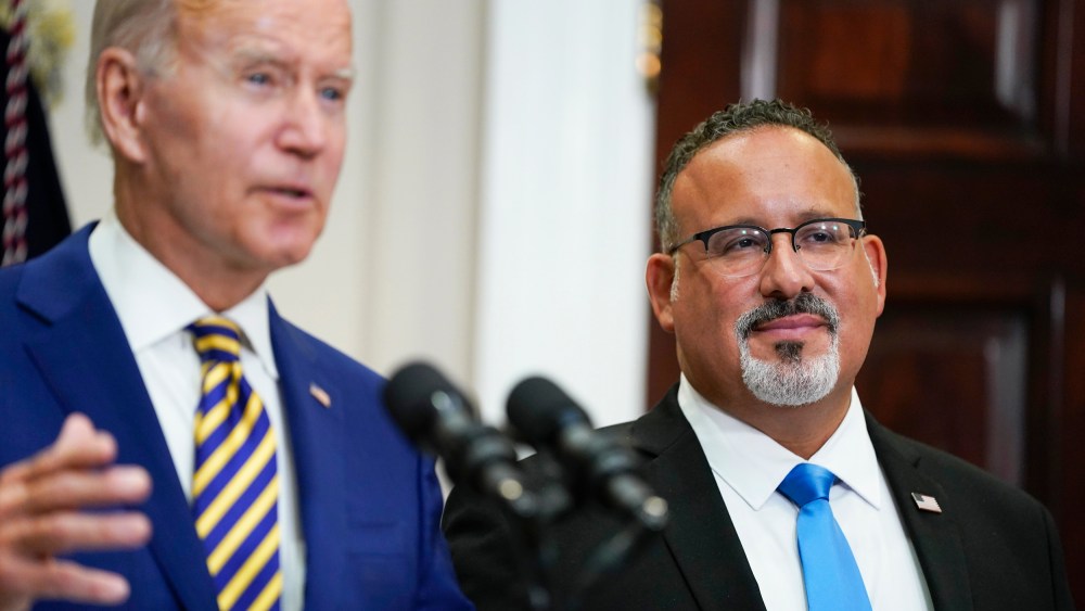 Education Secretary Miguel Cardona