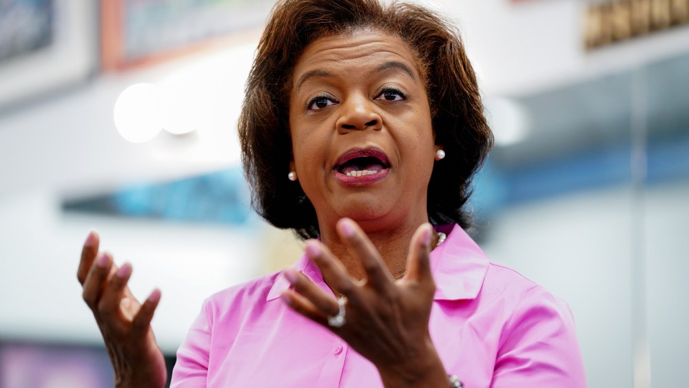 Democratic Senate Candidate Cheri Beasley Campaigns In Charlotte