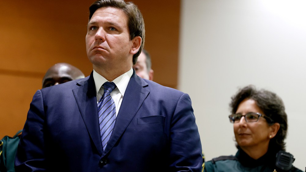 Florida Governor Ron DeSantis Holds News Conference In Fort Lauderdale