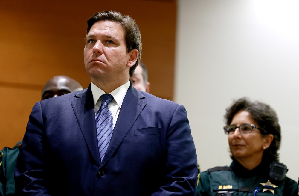 Florida Governor Ron DeSantis Holds News Conference In Fort Lauderdale