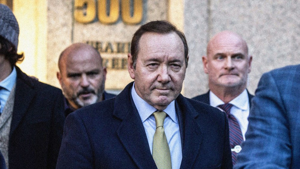 Image: Kevin Spacey leaves United States District Court in New York City.