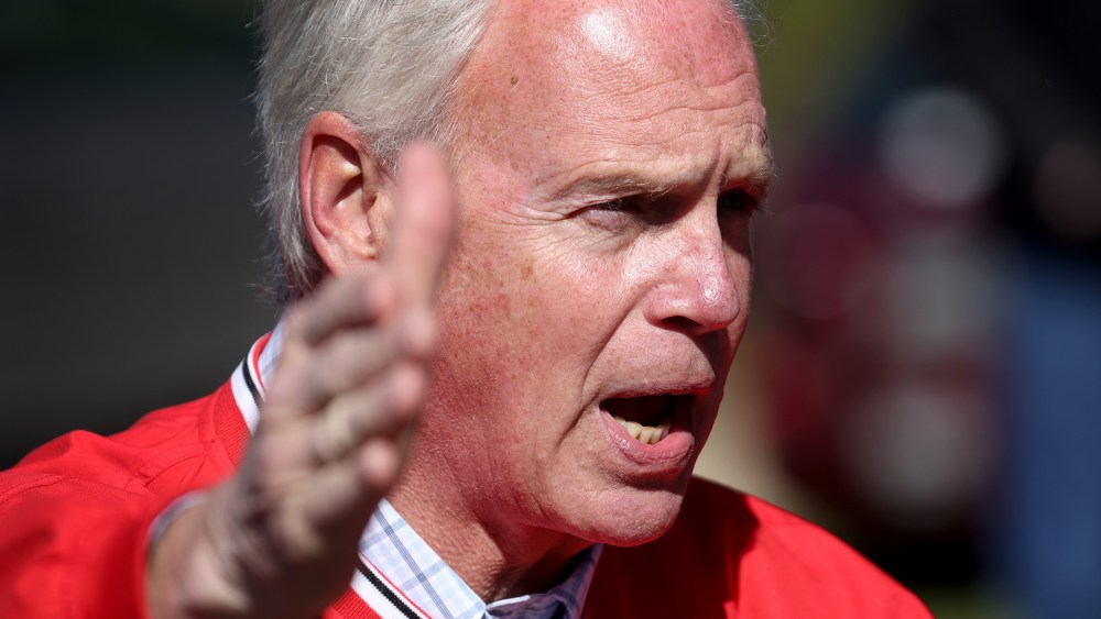 Image: Sen. Ron Johnson in Muskego, Wisconsin.
