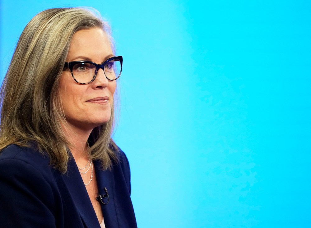 Image: Katie Hobbs at Arizona State University on Oct. 18, 2022.