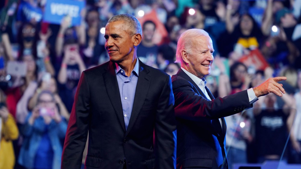Joe Biden and Barack Obama Rally in Philadelphia