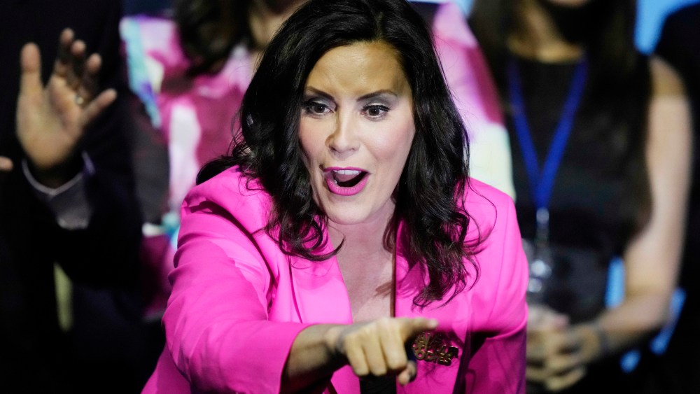Michigan Gov. Gretchen Whitmer on Tuesday night in Detroit.