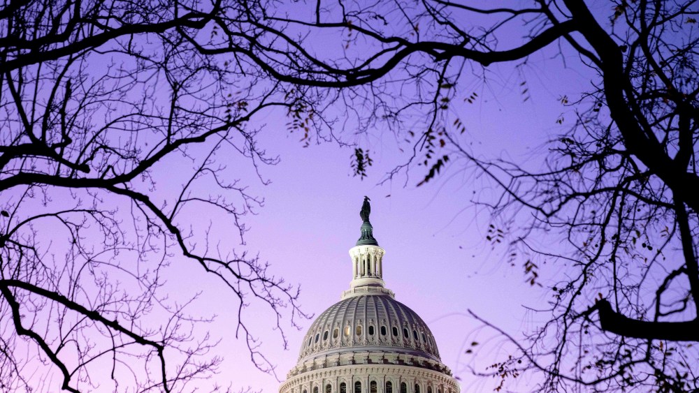 Capitol Building Washington Sunrise