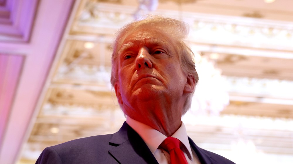 Image: Former President Donald Trump  at Mar-a-Lago.