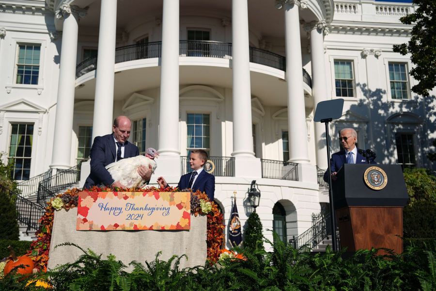 President Biden Pardons Two Turkeys Ahead Of Thanksgiving Holiday
