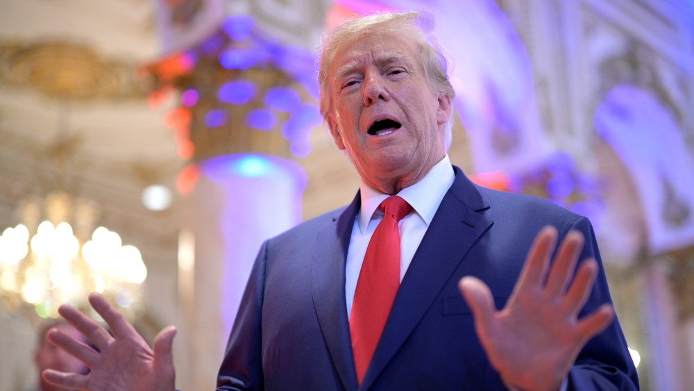 Image: Former President Donald Trump at Mar-a-Lago.