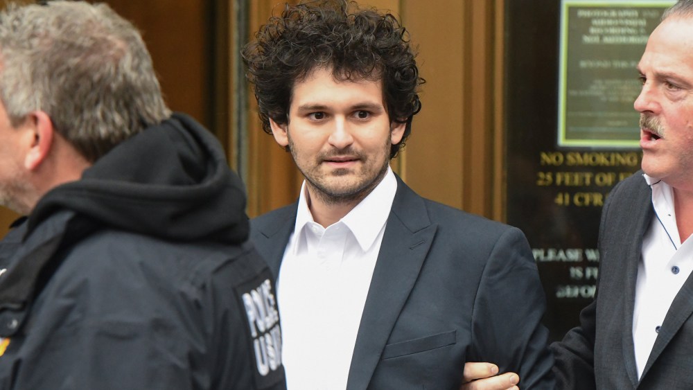 Image: Sam Bankman-Fried, co-founder of FTX Cryptocurrency Derivatives Exchange, departs from court in New York.