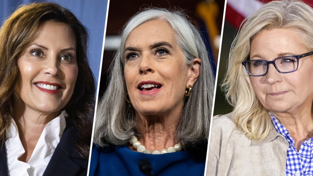 Michigan Governor Gretchen Whitmer; Rep. Katherine Clark, D-Mass.; Rep. Liz Cheney, R-Wyo.