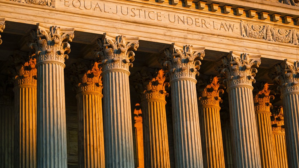 Image: Supreme Court at dusk