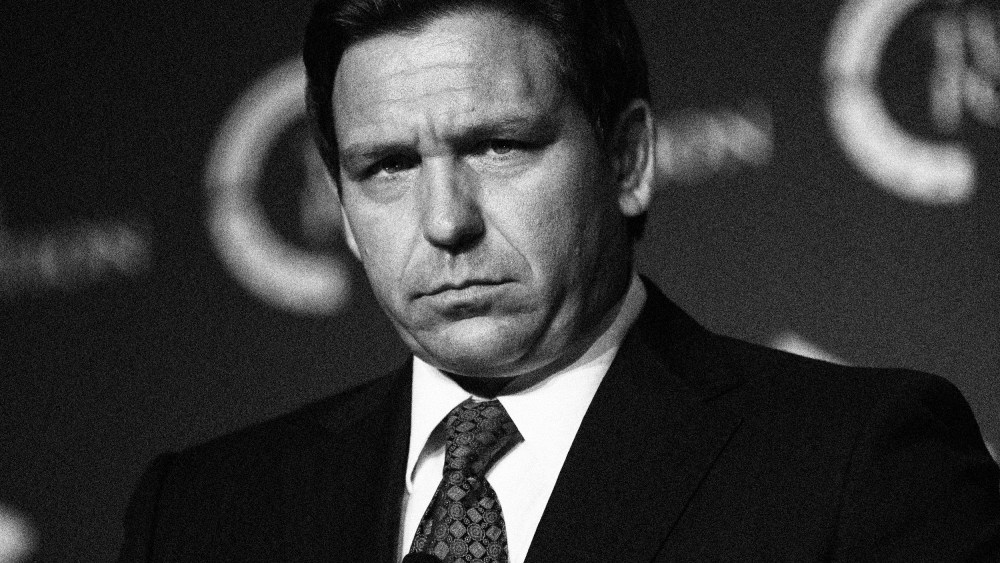 Image: Florida Gov. Ron DeSantis at a campaign rally in Pittsburgh on Aug. 19, 2022.