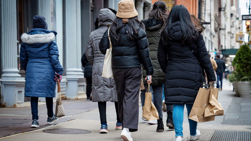 Shoppers in the SoHo neighborhood of New York on Jan. 21.