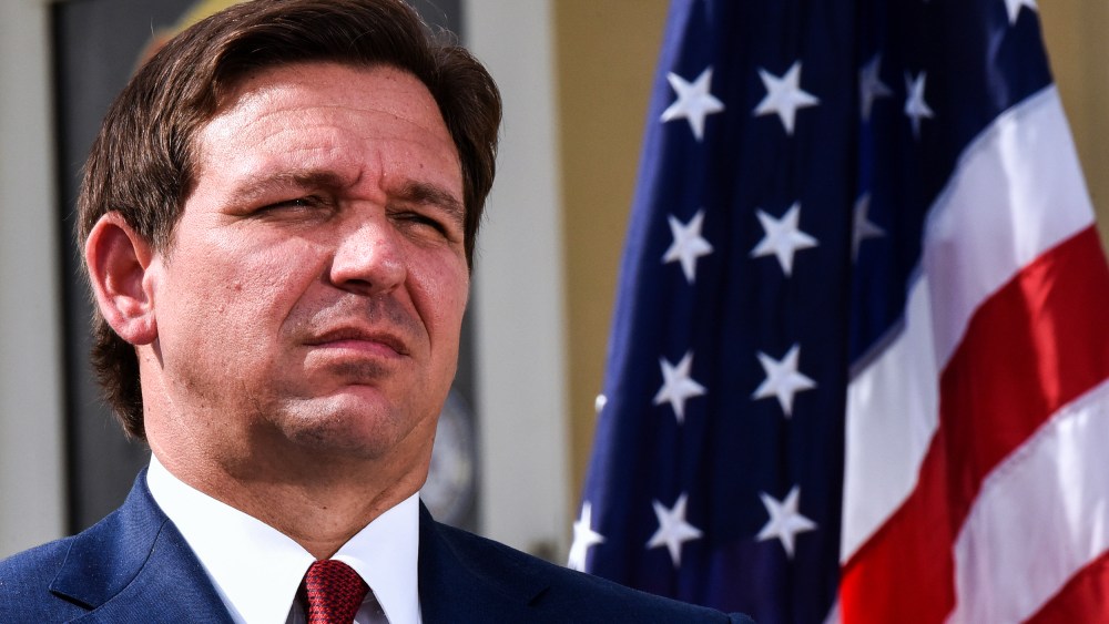 Florida Gov. Ron DeSantis in Daytona Beach Shores on Jan. 18, 2023.