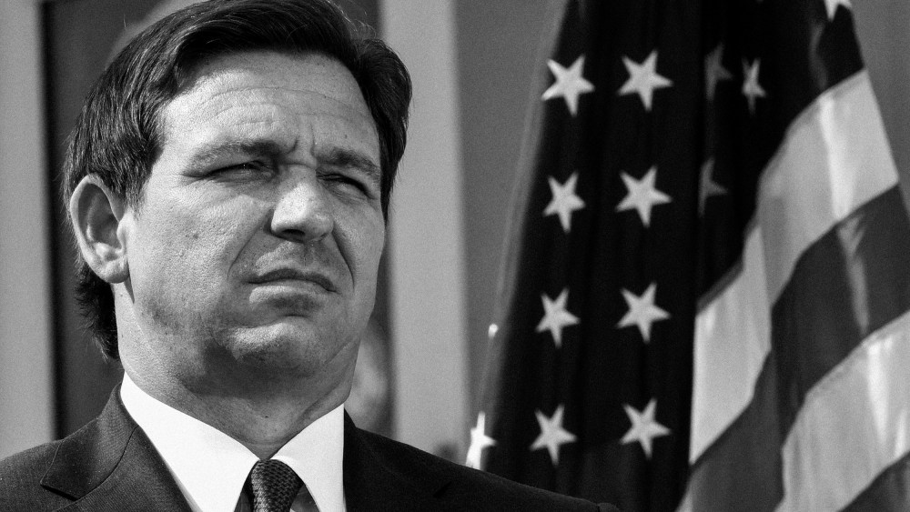 Florida Gov. Ron DeSantis in Daytona Beach Shores on Jan. 18, 2023.