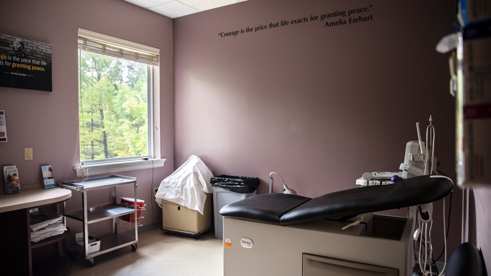 A surgical room at an abortion clinic in Texas