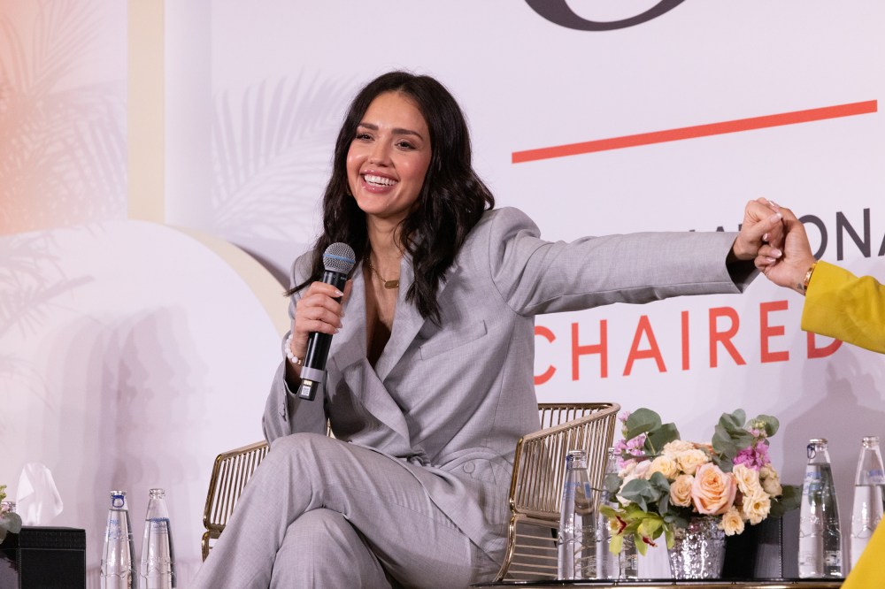 Jessica Alba speaks onstage at the Know Your Value and Forbes' 30/50 Summit
