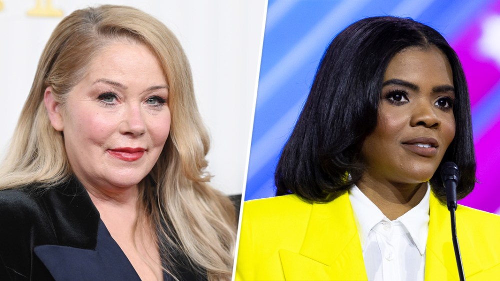 Christina Applegate and Candace Owens.