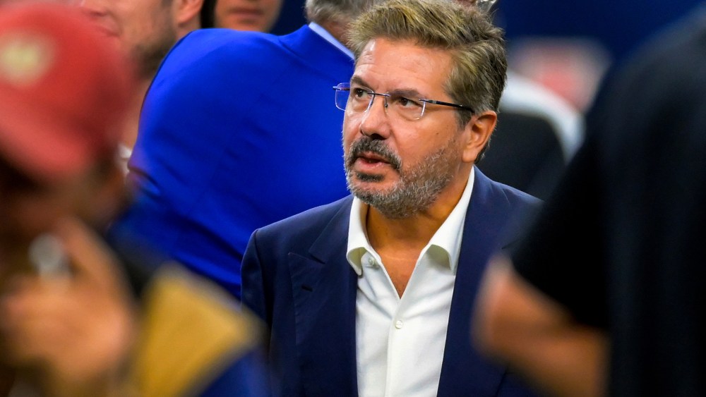 Washington Commanders owner Dan Snyder at a game against the Dallas Cowboys on Oct. 2, 2022, in Arlington, Texas.
