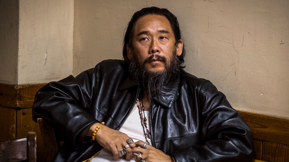 David Choe as Isaac in episode 101 of "Beef" on Netflix.
