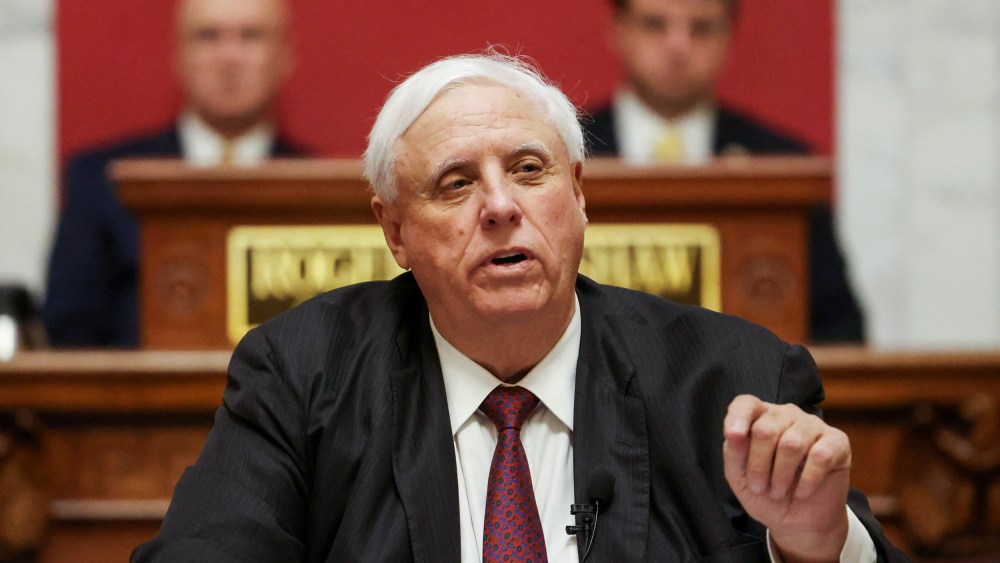 West Virginia Gov. Jim Justicel in Charleston, W.Va., on Jan. 11, 2023.