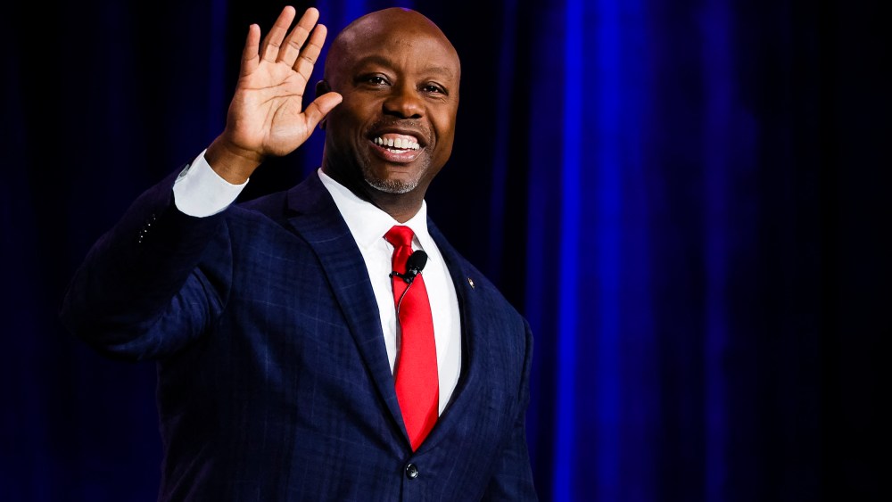 Tim Scott at the Republican Jewish Coalition Annual Leadership Meeting in Las Vegas