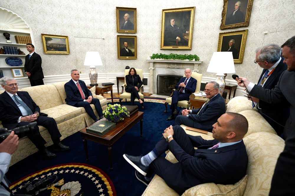 President Biden Hosts Congressional Leaders For Budget And Debt Limit Talks