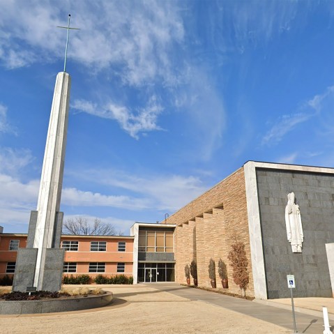 Pastoral Center Offices for the Archdiocese of Oklahoma in Oklahoma City, in 2022.