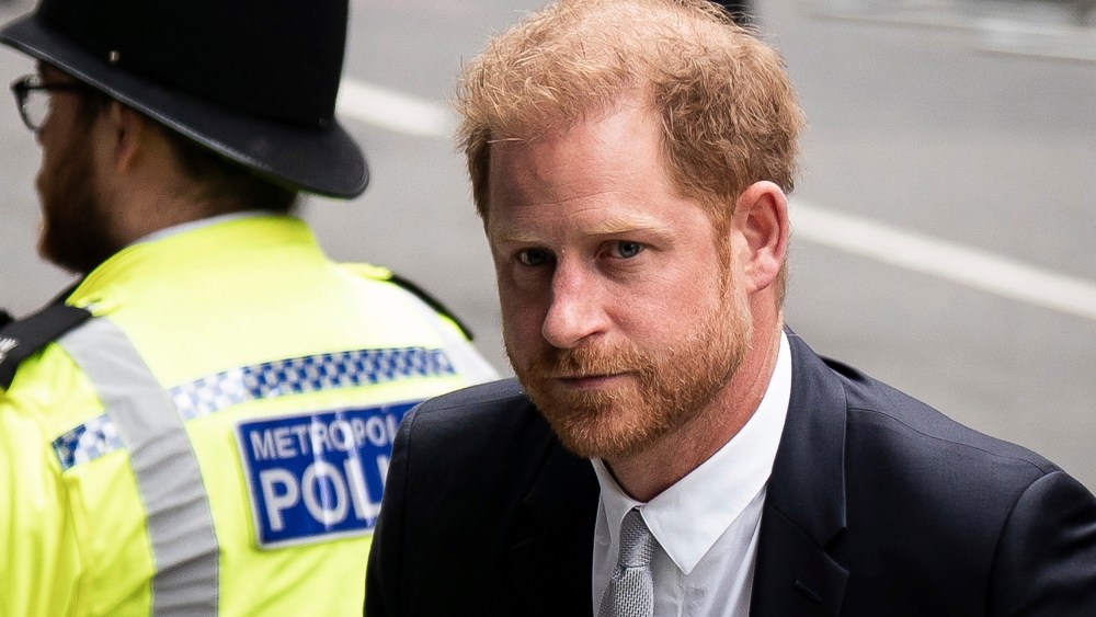 Prince Harry at the High Court in London