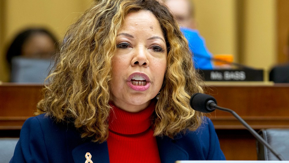 Rep. Lucy McBath D-Ga., speaks during the House Judiciary Committee hearing on gun violence, at Capitol Hill in Washington, Wednesday, Feb. 6, 2019.