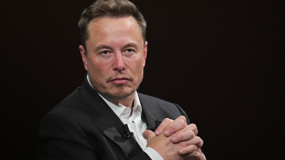 Elon Musk speaks at the VivaTech fair in Paris