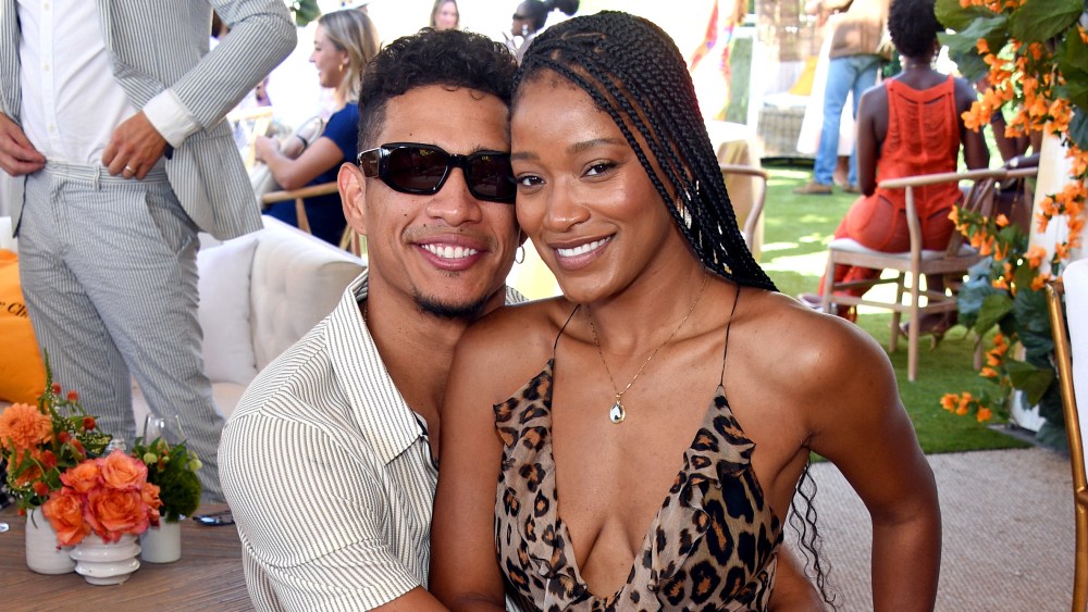 Darius Jackson and Keke Palmer in Pacific Palisades, Calif.
