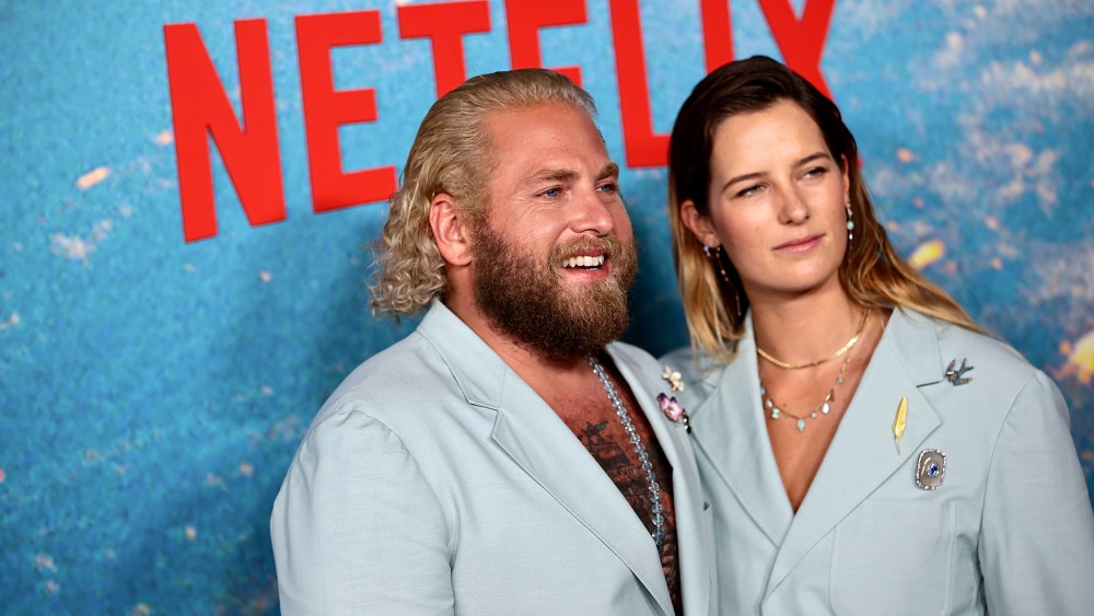 Jonah Hill and Sarah Brady in New York in 2021.