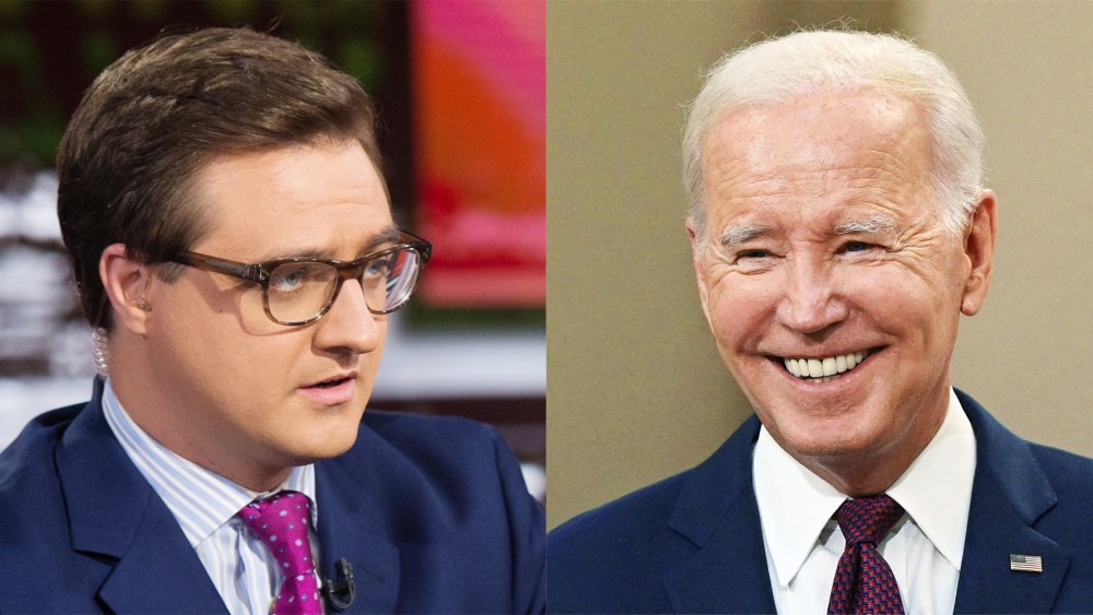 Chris Hayes and Joe Biden