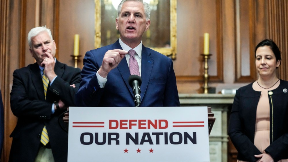 Image: Kevin McCarthy, Tom Emmer, Elise Stefanik