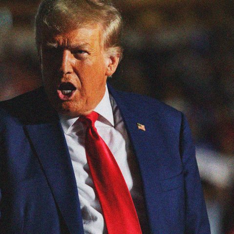 Donald Trump Holds A Campaign Rally In Erie, Pennsylvania