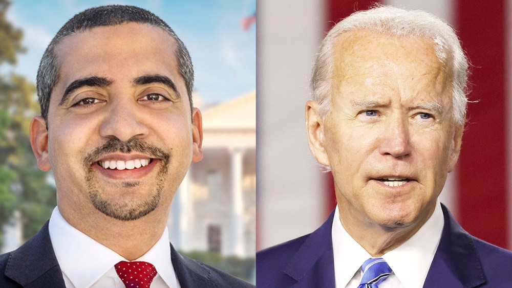 Anchor Mehdi Hasan, President Joe Biden.