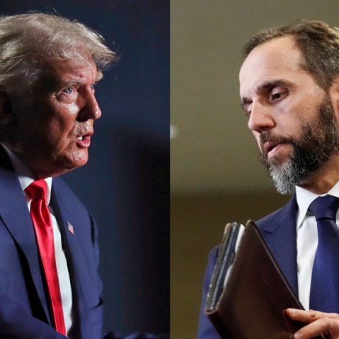 Former President Donald Trump and special counsel Jack Smith.