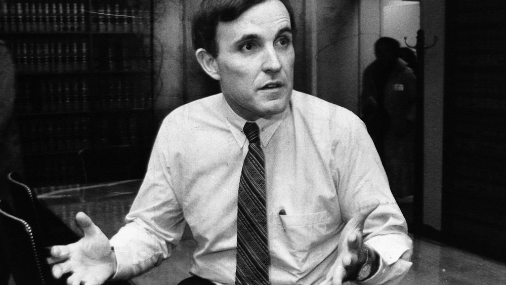 U.S. Attorney Rudolph Giuliani in 1986.