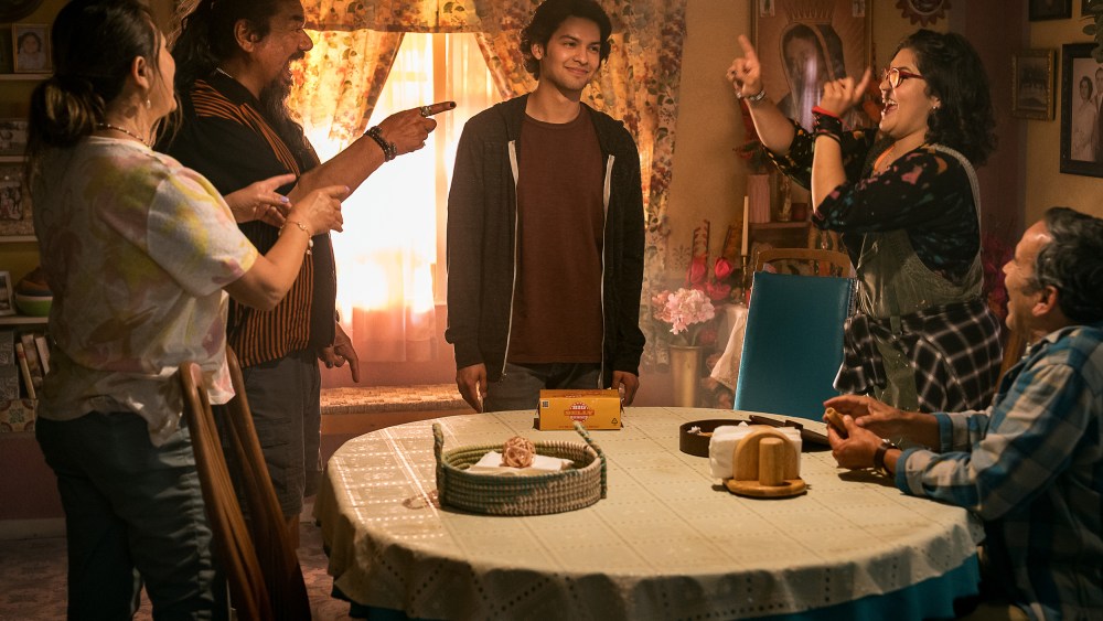 Elpida Carrillo, George Lopez, Xolo Madridueña, Belissa Escobedo, and Damian Alcazar