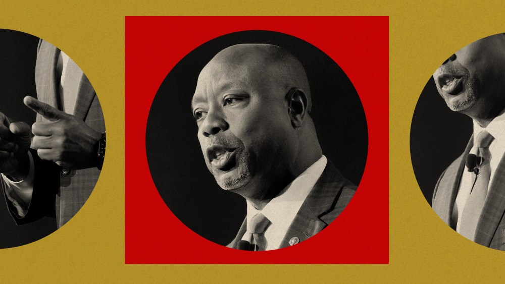 Photo illustration of Sen. Tim Scott, R-S.C.