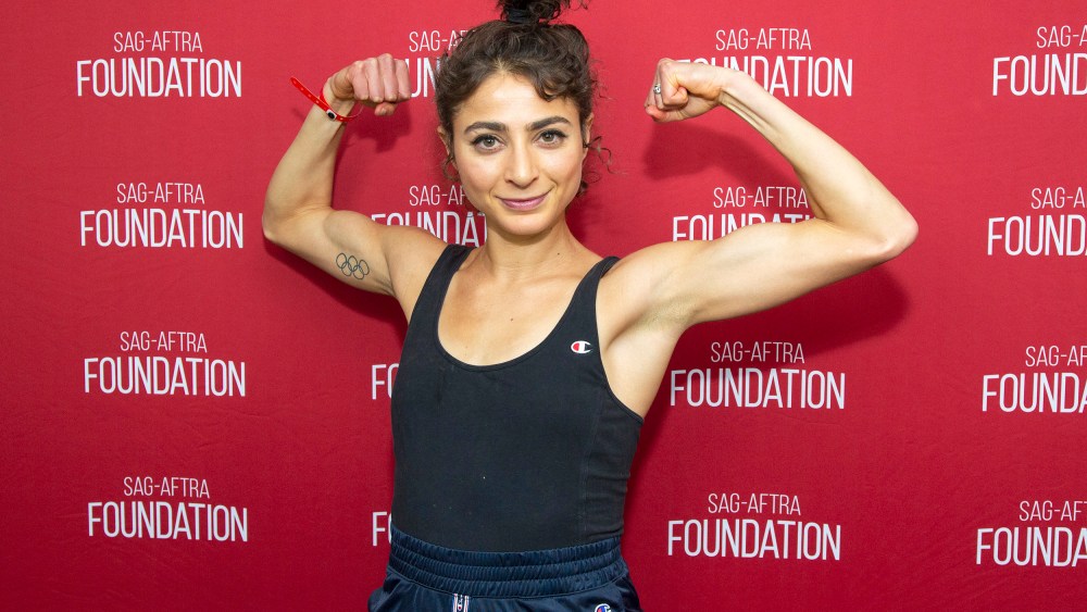 Olympian and actress Alexi Pappas at SAG-AFTRA Foundation Screening Room in Los Angeles, on Feb. 5, 2020.