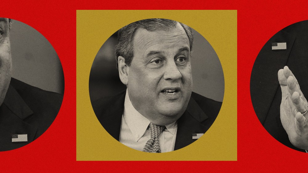 Photo illustration of former New Jersey Governor Chris Christie.